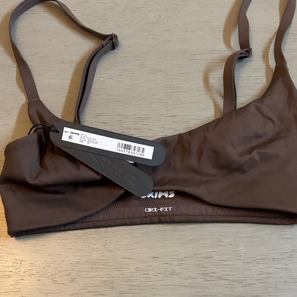 SKIMS Tops - SKIMS  Nike Matte Brown Micro Scoop Bra